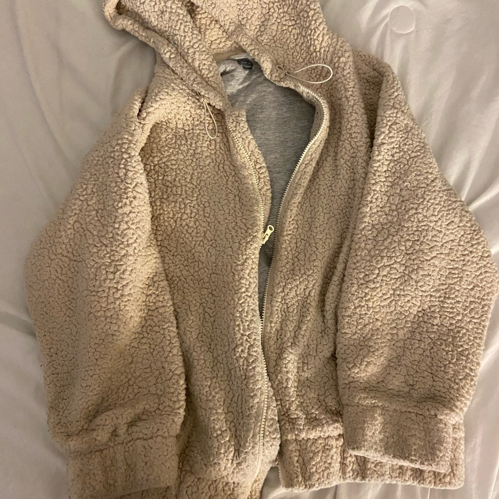 Aerie Size medium oat/cream color teddy